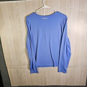 Hang Ten Active T-Shirt Women's Blue Stretch Long Sleeve Performance Pullover XL